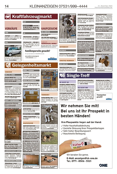 Kleinanzeigen 07531999-4444