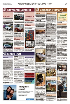 Kleinanzeigen 07531999-4444