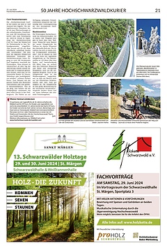 50 Jahre Hochschwarzwaldkurier