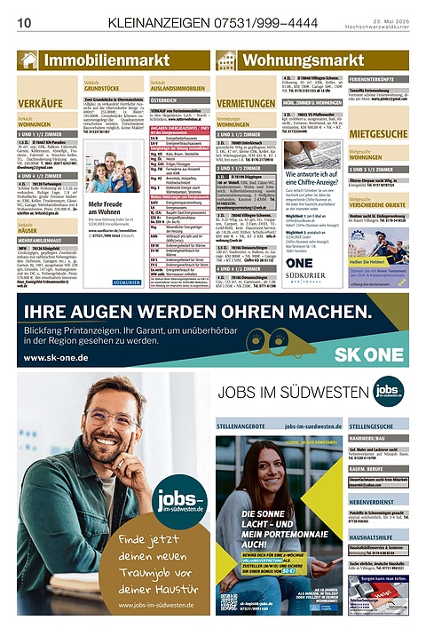 Kleinanzeigen 07531999-4444