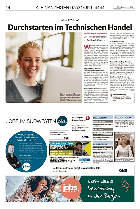 Kleinanzeigen 07531999-4444