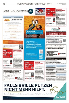 Kleinanzeigen 07531999-4444