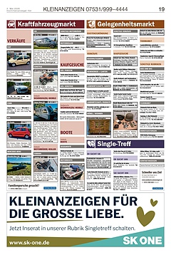 Kleinanzeigen 07531999-4444