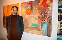 Die starkfarbigen Bilder des franz&ouml;sischen K&uuml;nstlers Arnaud Colignon sind in seiner Galerie in Lenzkirch zu sehen.