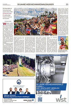 50 Jahre Hochschwarzwaldkurier