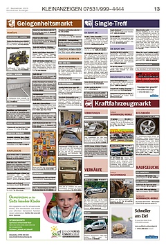 Kleinanzeigen 07531999-4444