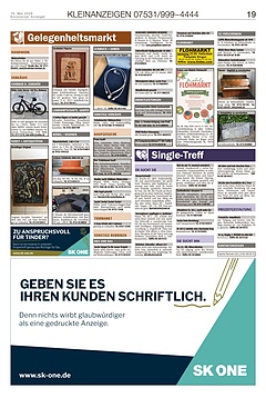 Kleinanzeigen 07531999-4444