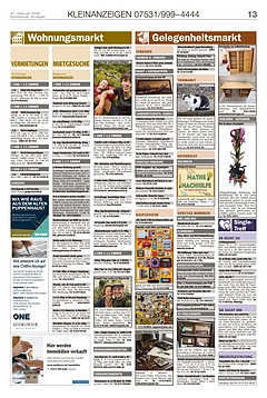 Kleinanzeigen 07531999-4444