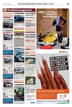 Kleinanzeigen 07531999-4444