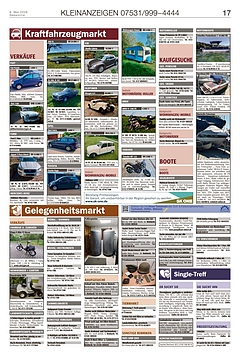 Kleinanzeigen 07531999-4444