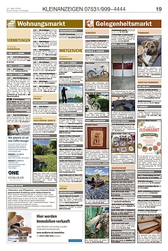 Kleinanzeigen 07531999-4444