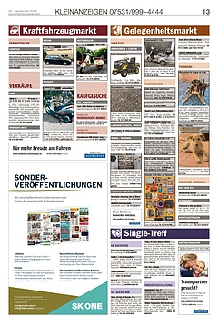 Kleinanzeigen 07531999-4444