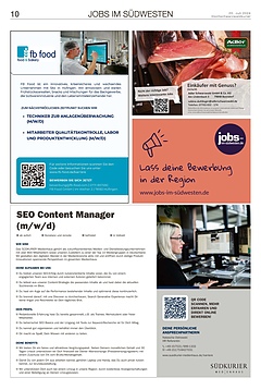 Jobs im Südwesten