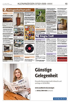 Kleinanzeigen 07531999-4444