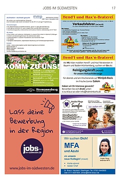 Jobs im Südwesten