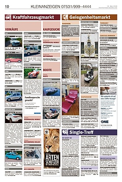 Kleinanzeigen 07531999-4444
