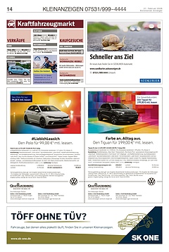 Kleinanzeigen 07531999-4444